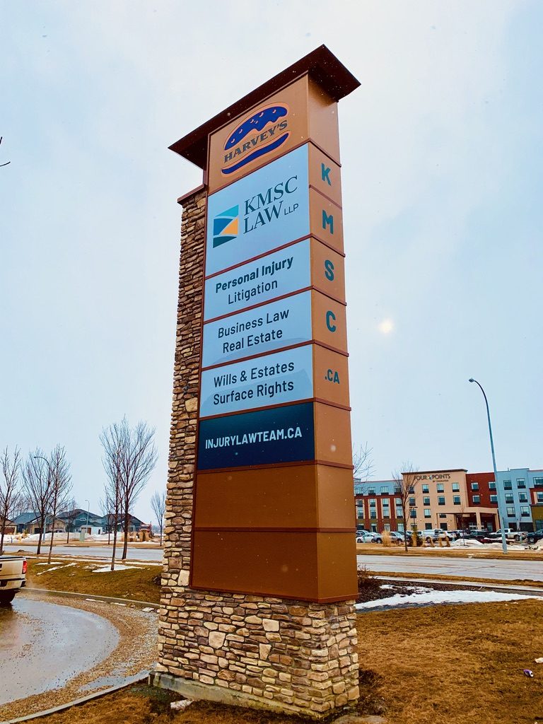 Monument signage