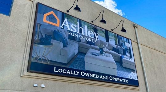 Ashley HoMes Store Flex Face Banner Sign