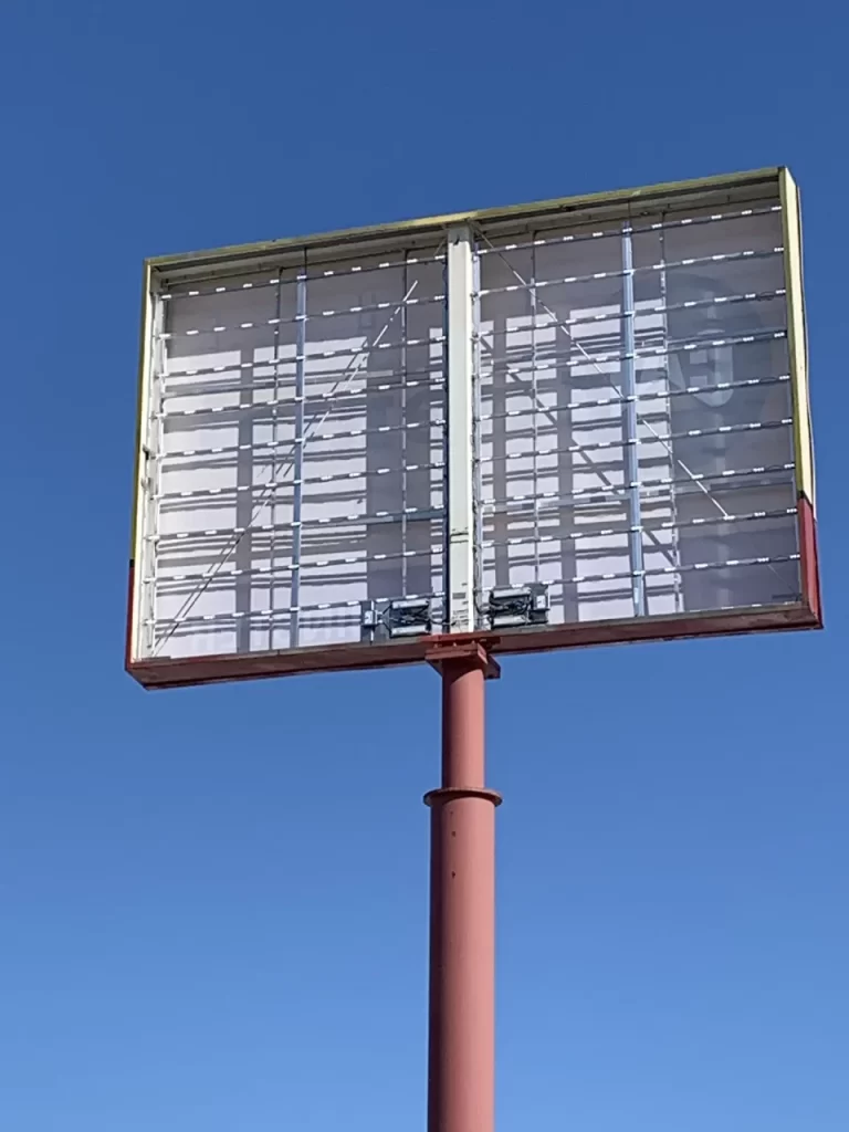 Conversion of an LED sign