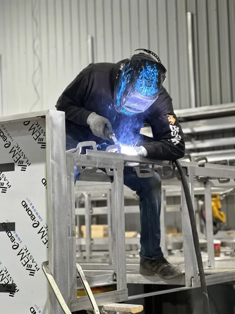 Sign manufacturer building an amazing sign