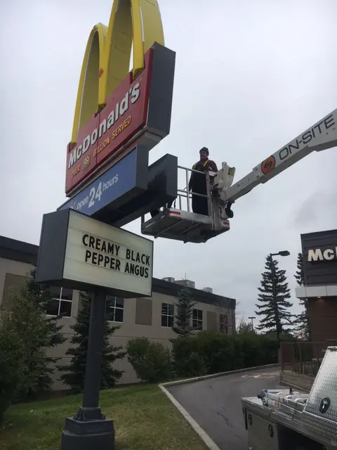 McDonald's Signage Repairs