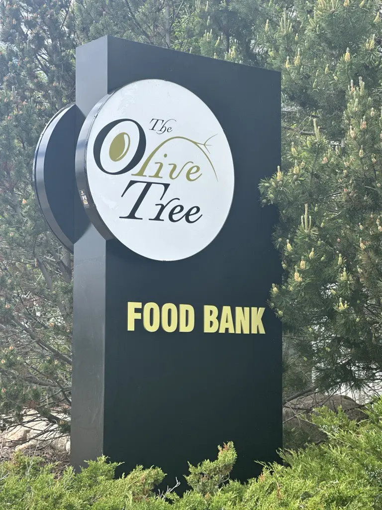 The Olive Tree sign