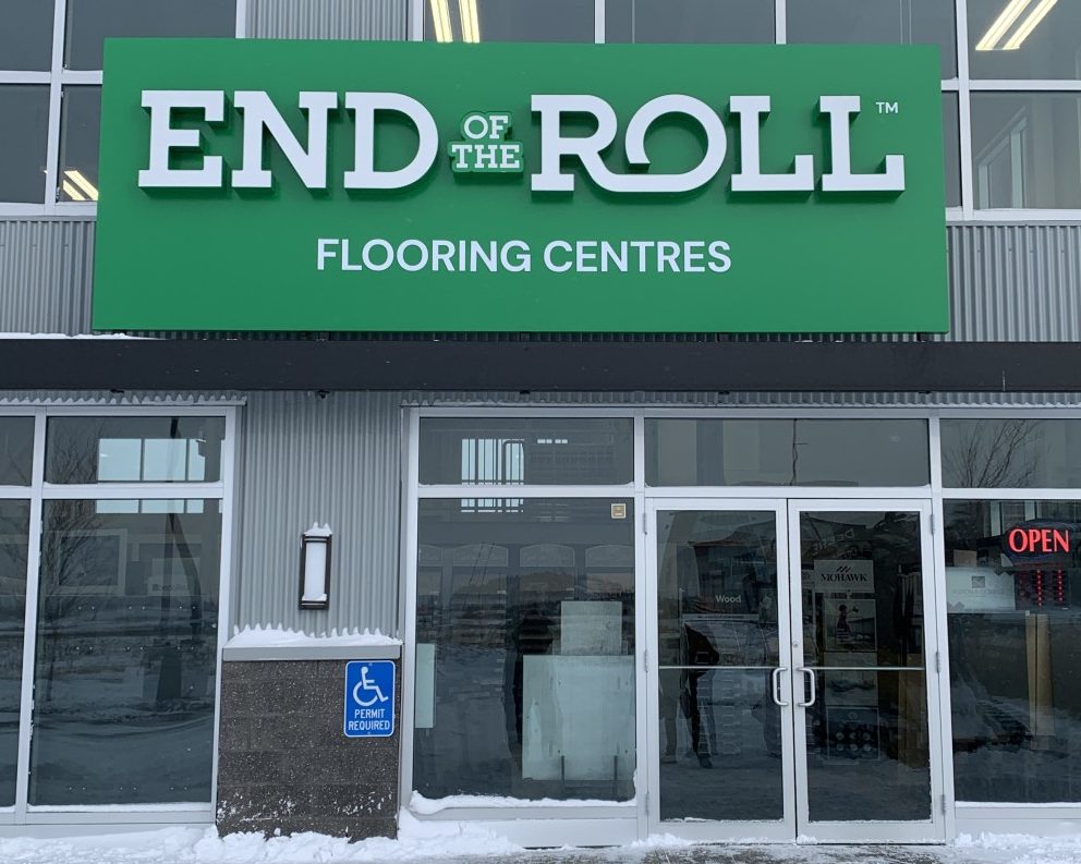 End of the Roll Cabinet Signage