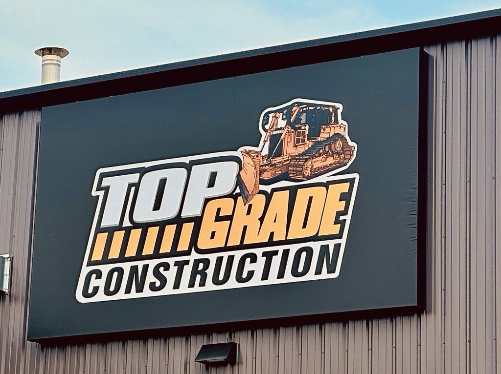 Top Grade Cabinet Sign